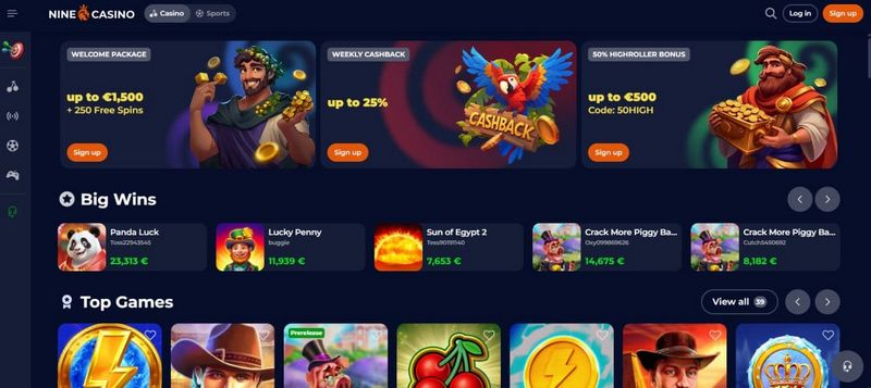 Recenzja kasyna Nine Recenzja kasyna Nine